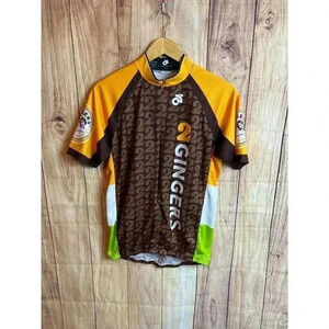 2 Gingers Irish Whiskey’s Cycling Jersey 3/4 Zip Back Cargo Pockets Men’s Size L